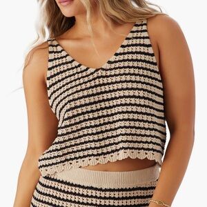 O’Neill Kelsey stripe tank medium